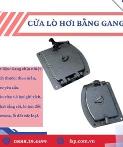 Bộ cửa lò hơi bằng gang