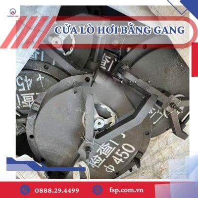 Bộ cửa lò hơi bằng gang