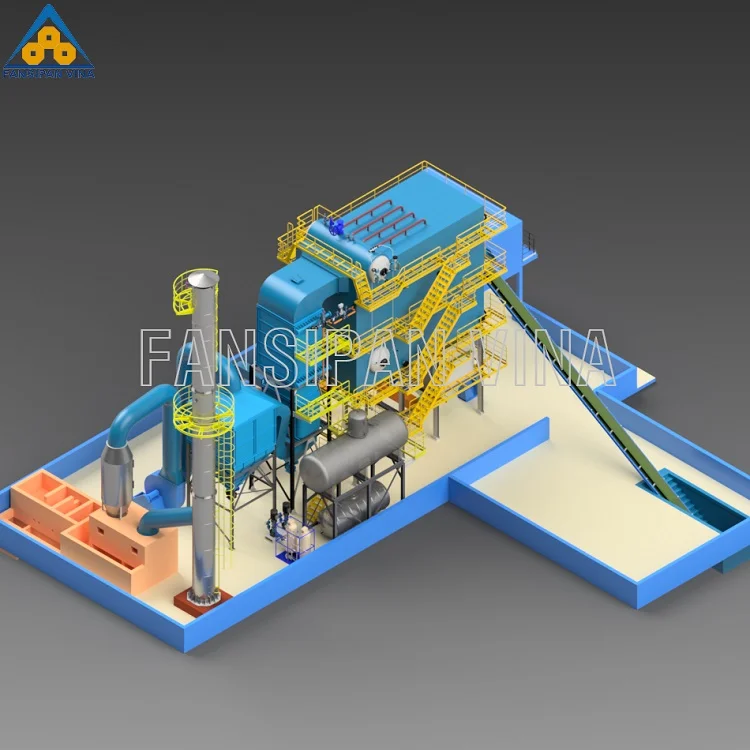 Lò hơi tầng sôi đốt biomass