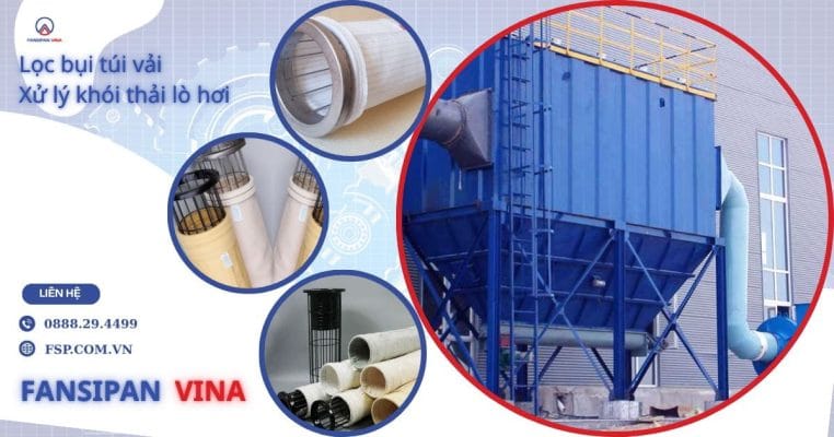 Lọc Bụi Túi Vải Xử Lý Khí Thải Lò Hơi 6 Loc bui tui vai xu ly khi thai lo hoi 1