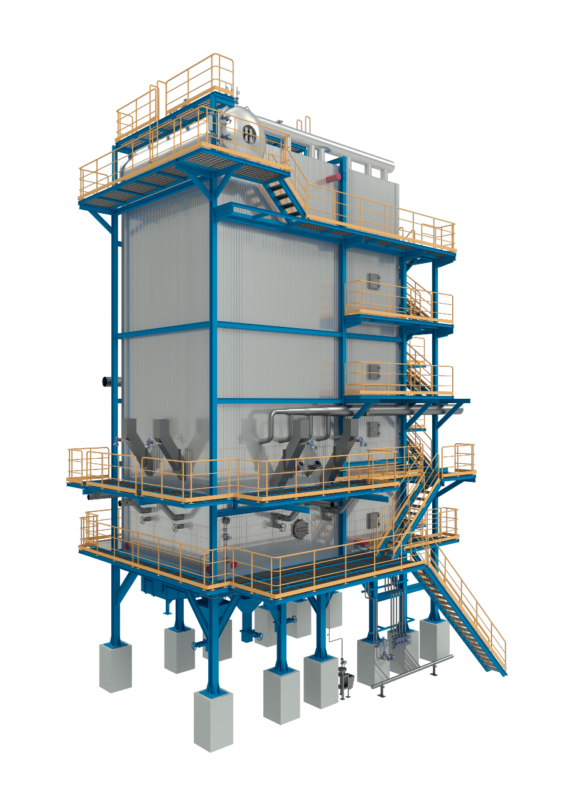 Giới thiệu 2 Lò hơi đốt sinh khối