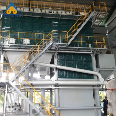 Lò Hơi Đốt Trấu Hiệu Suất Cao 85% | Fansipan Vina 8 Lò hơi đốt trấu tầng sôi