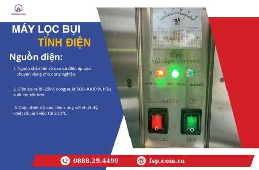 may loc bui tinh dien 2 3