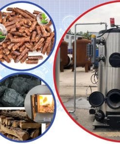 Lò hơi đốt củi mini