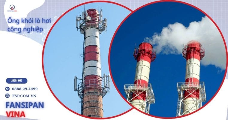 Ống khói lò hơi công nghiệp