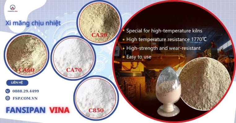 Xi măng chịu nhiệt: thông số,ưu điểm nổi bật và ứng dụng 1 Xi măng chịu nhiệt