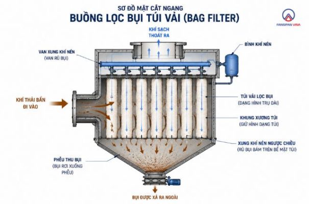 So Sánh Cyclone, Bag Filter, ESP Và Wet Scrubber: Chọn Thiết Bị Lọc Bụi Phù Hợp Cho Lò Hơi Công Nghiệp 3 So Sanh Cyclone Bag Filter ESP Va Wet Scrubber Chon Thiet Bi Loc Bui Phu Hop Cho Lo Hoi Cong Nghiep anh noi dung 3